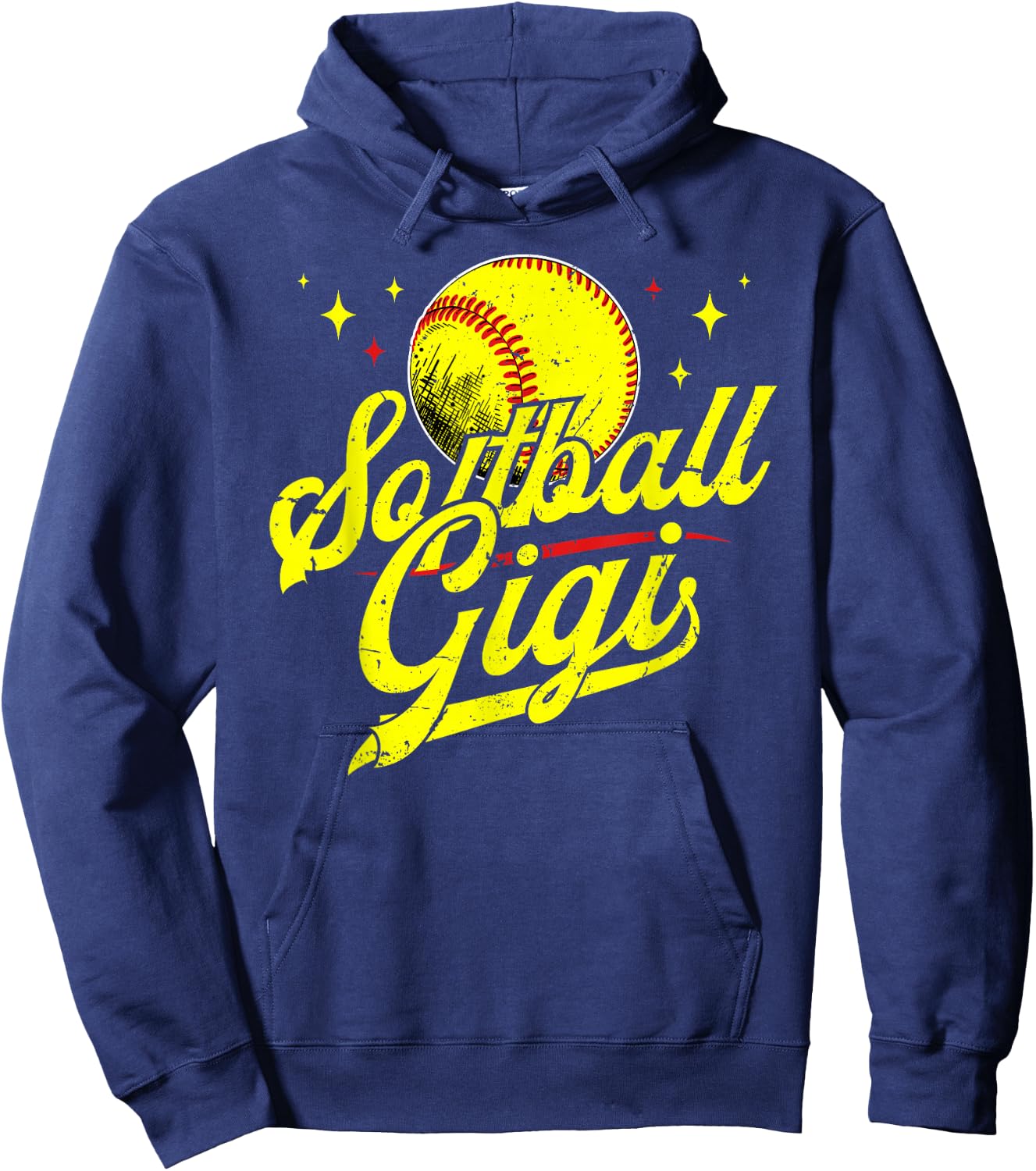 Softball Gigi Of A Softball Player Gigi Hoodie - Hoodie | Navy