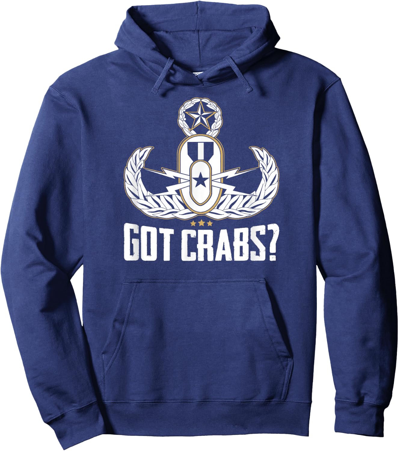 EOD Tech Funny Master Blaster EOD Badge Hoodie - Hoodie | Navy