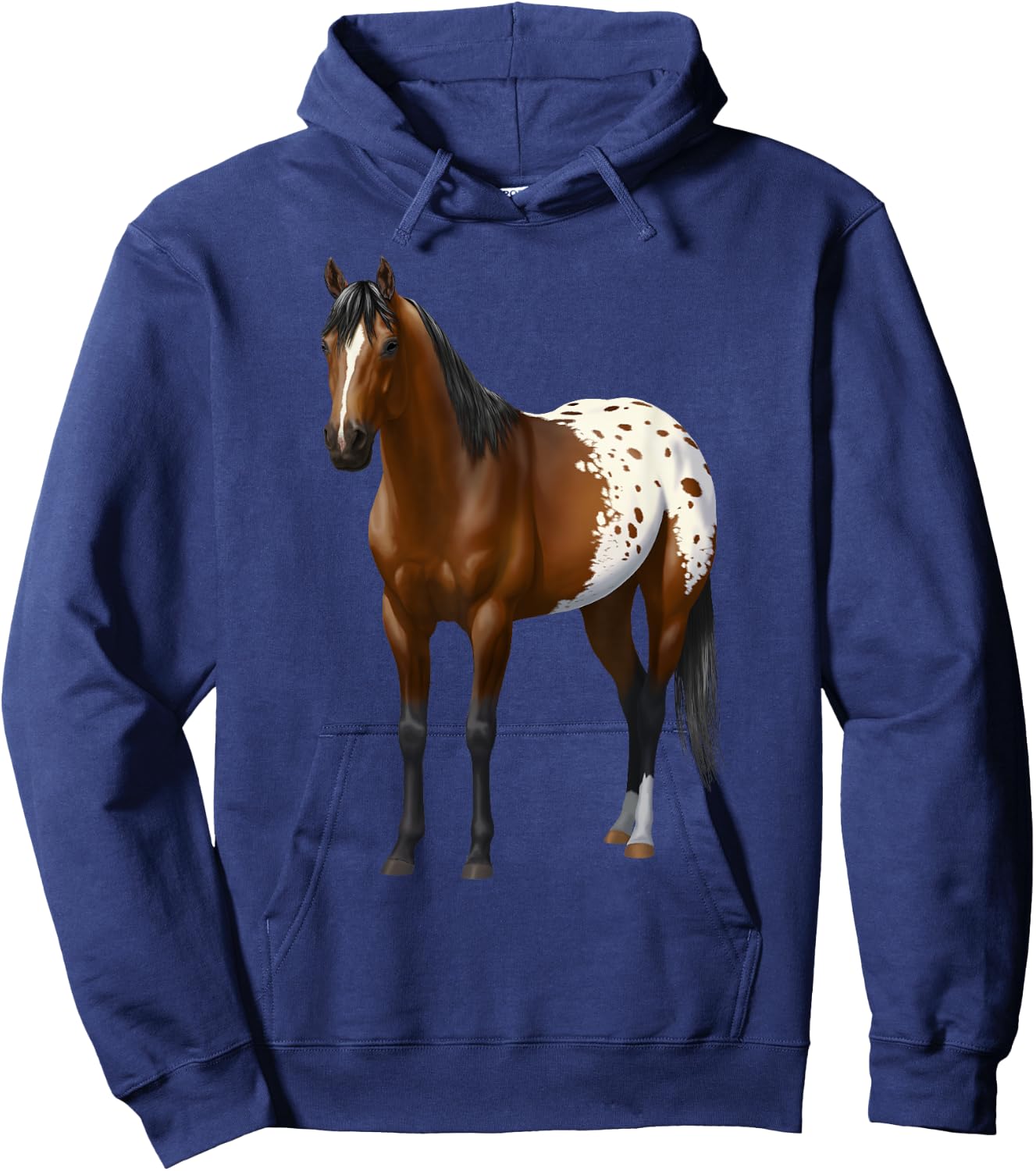 Beautiful Brown Bay Appaloosa Horse Lover Gift Hoodie - Hoodie | Navy