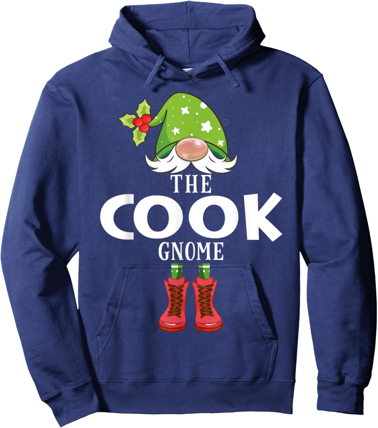 Christmas Matching Family The Cook Gnome Hoodie - Hoodie | Navy