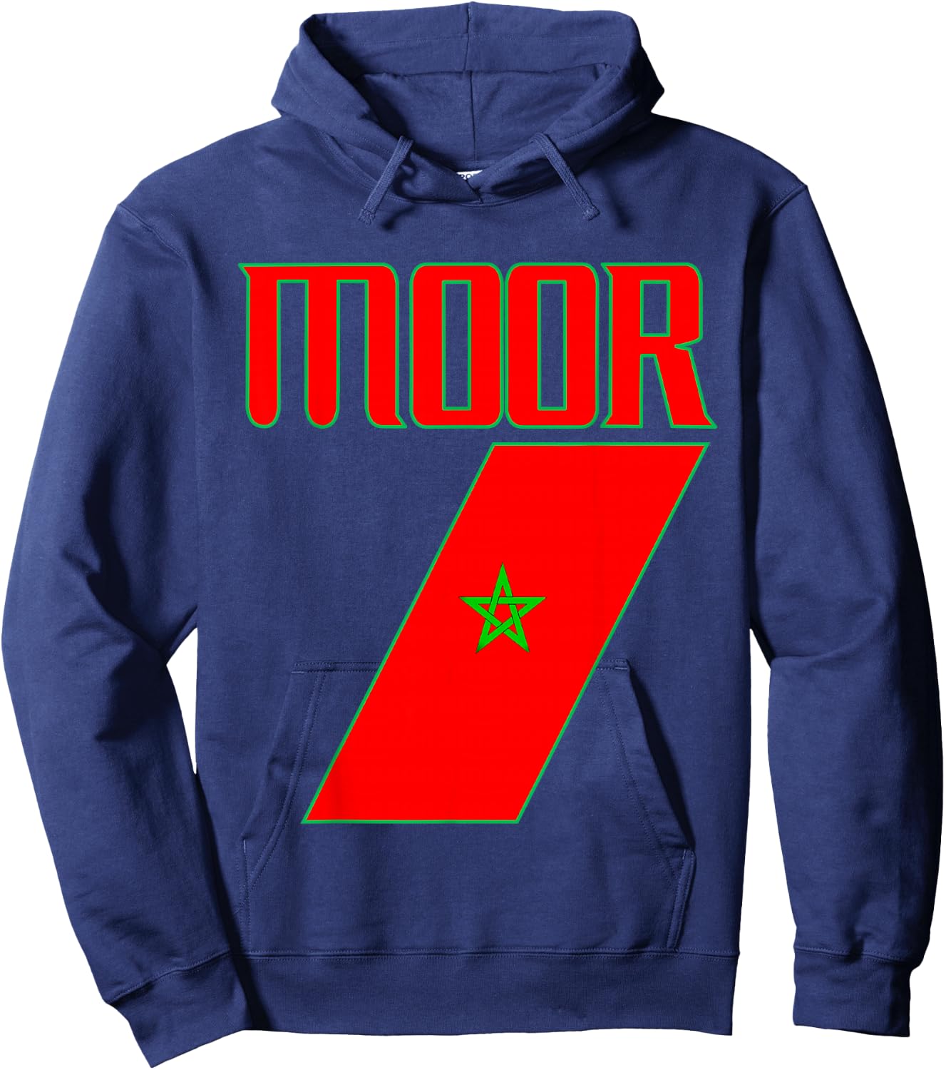 Moorish American 7 Hoodie - Hoodie | Navy