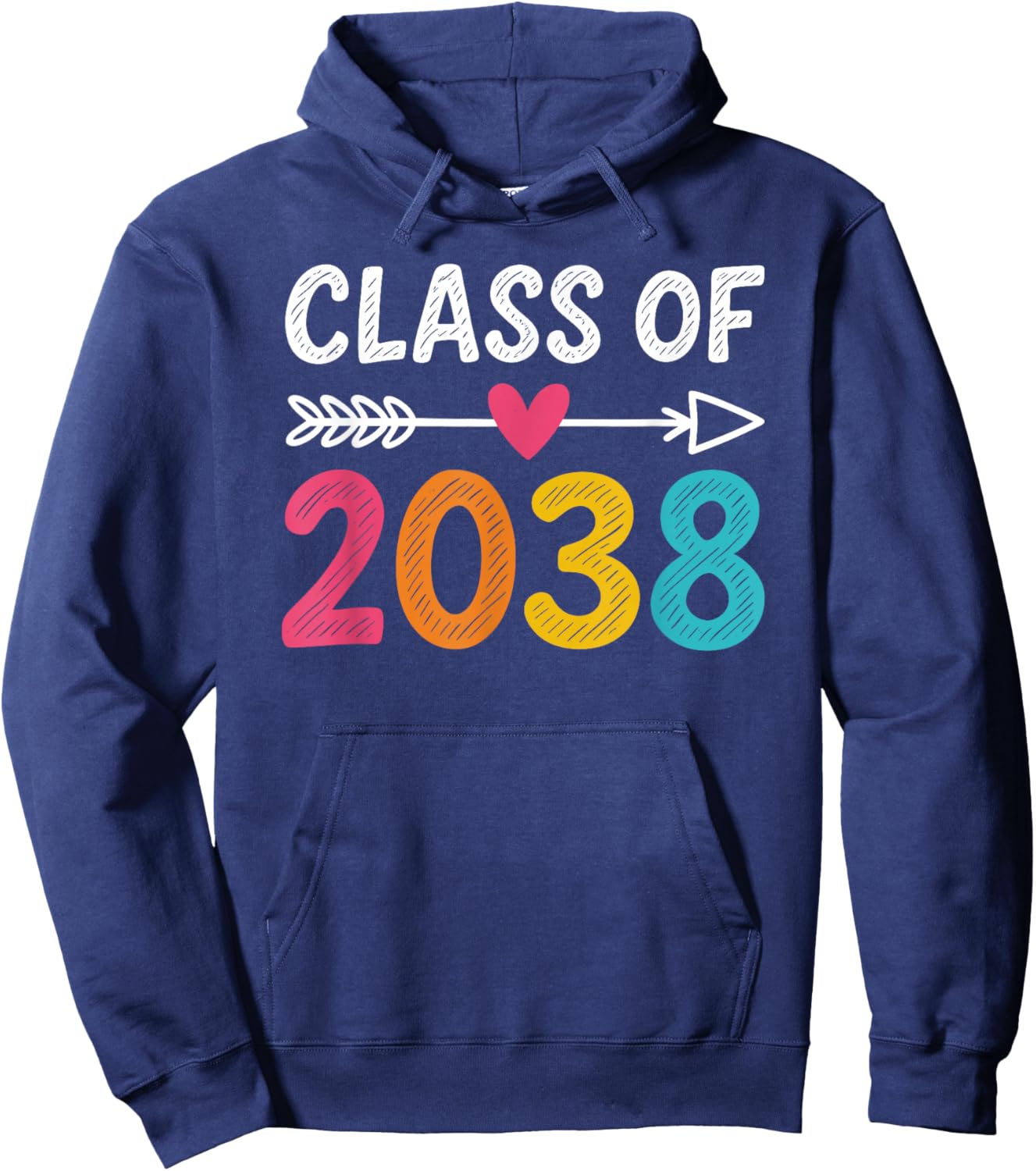 Class Of 2038 Kindergarten Hoodie - Hoodie | Navy