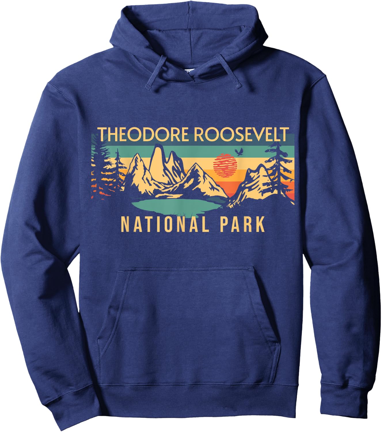 Theodore Roosevelt National Park Hoodie - Hoodie | Navy