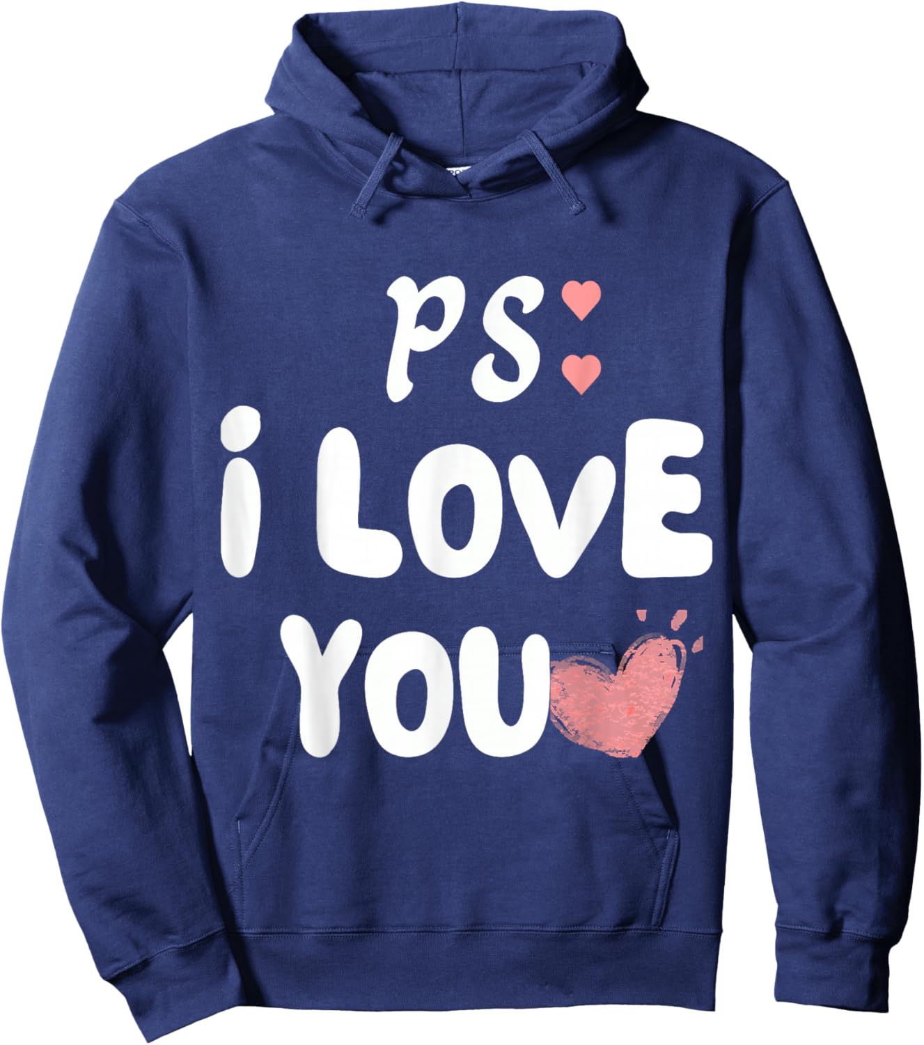 Ps I Love You Purple Day Hoodie - Hoodie | Navy