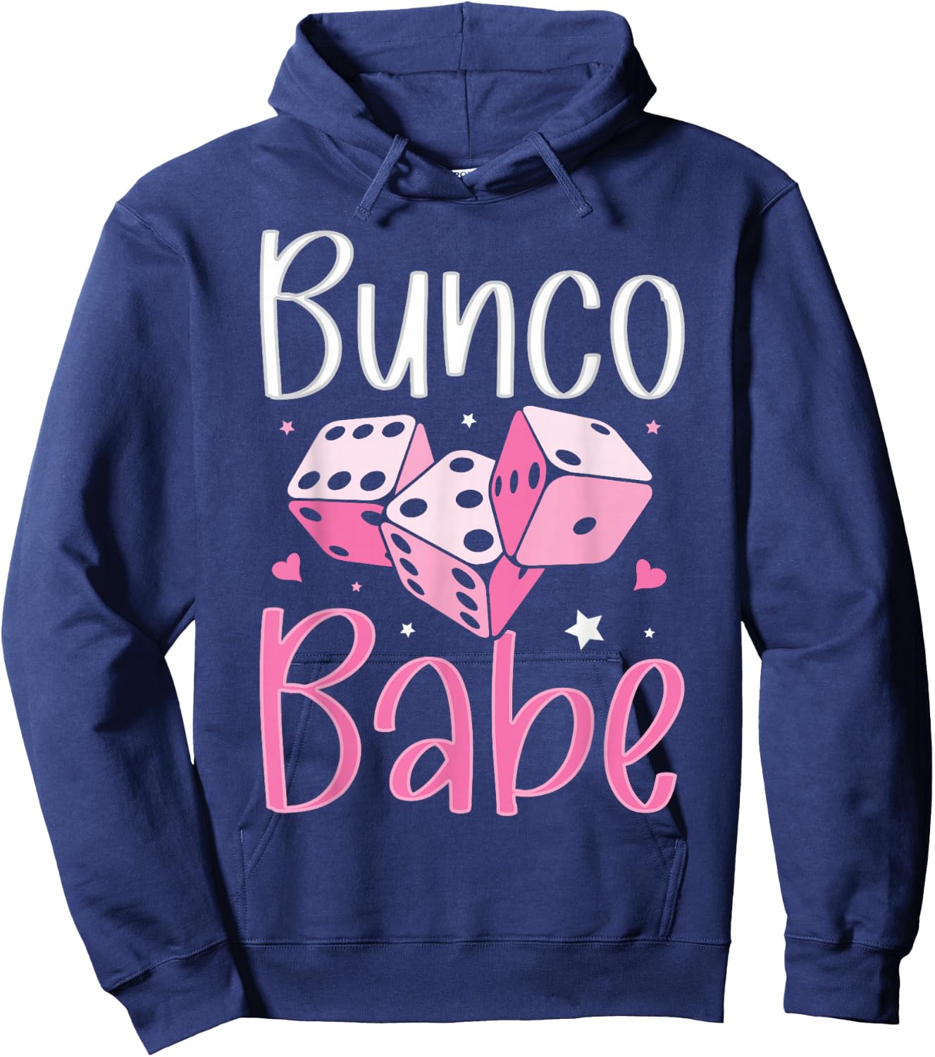 Bunco Babe Funny Bunco Game Night Women Hoodie - Hoodie | Navy