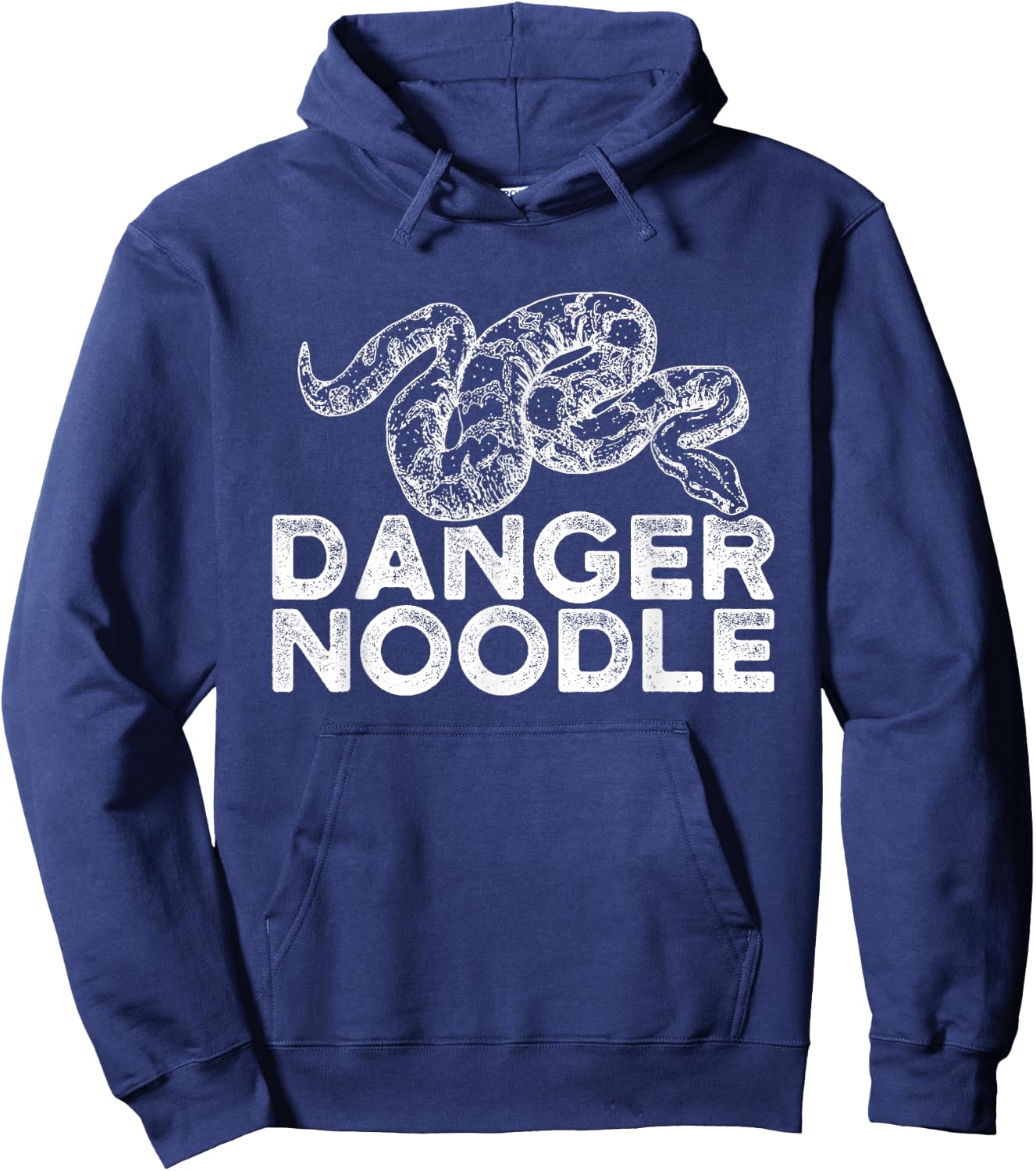 Funny Snake Ball Python Danger Noodle Hoodie - Hoodie | Navy
