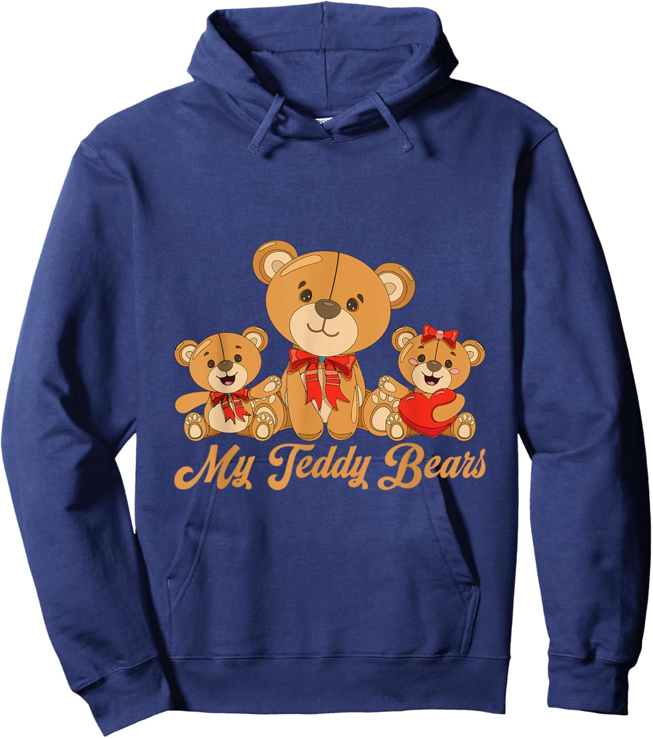 My Teddy Bears Cute Teddy Bear Hoodie - Hoodie | Navy