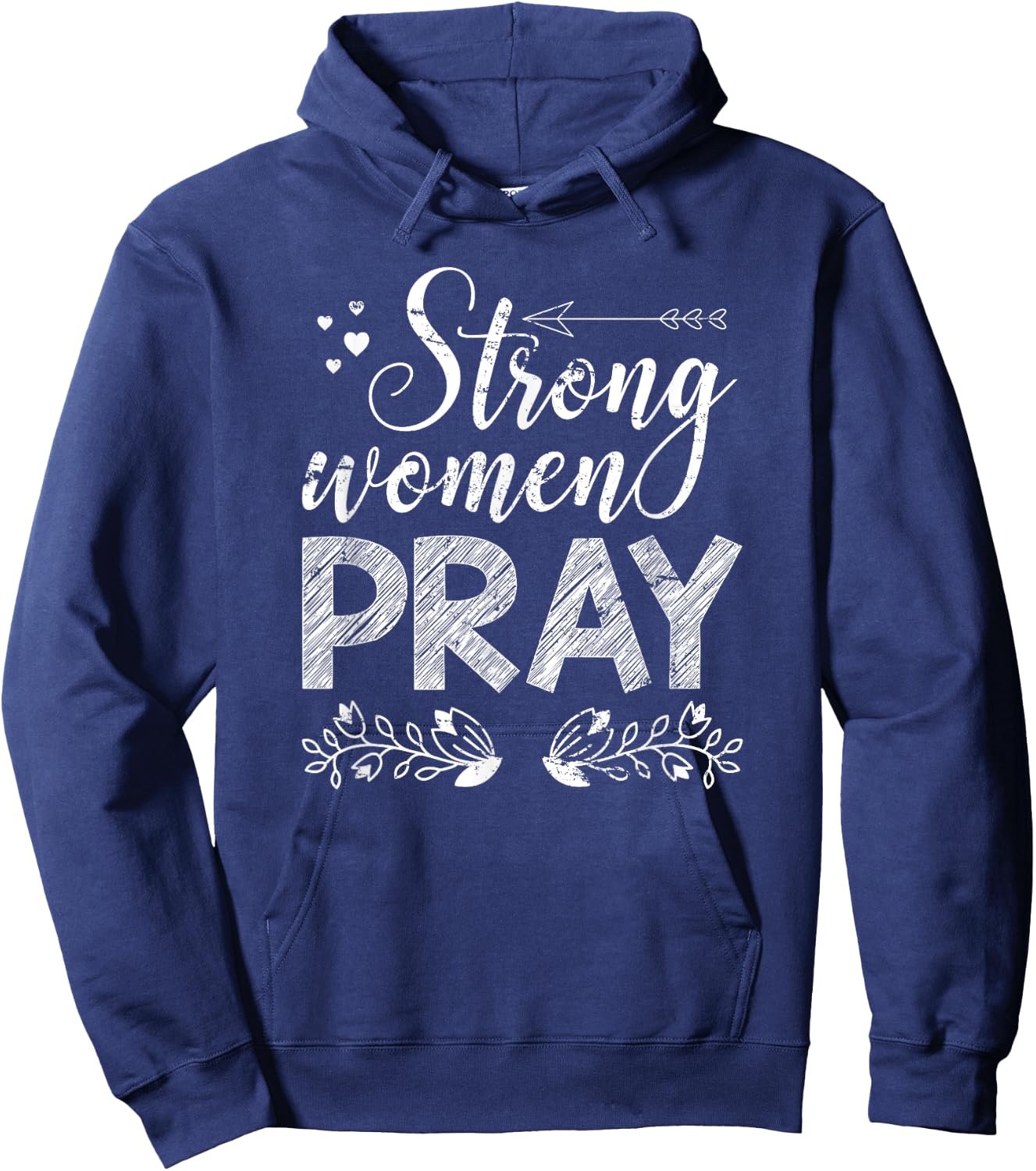 Strong Women Pray Jesus Hoodie - Hoodie | Navy