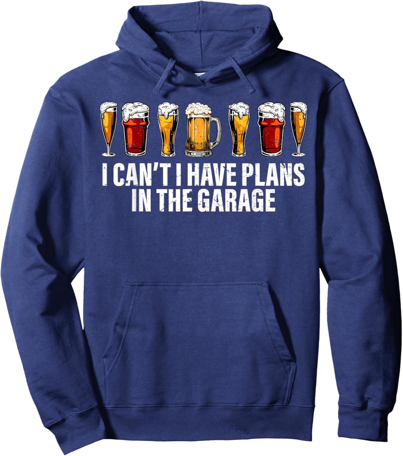 Vintage Craft Beer Home Brewing Art Brewery Hoodie - Hoodie | Navy
