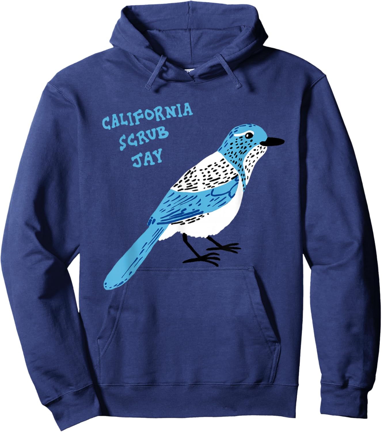 California Scrub Jay Hoodie - Hoodie | Navy