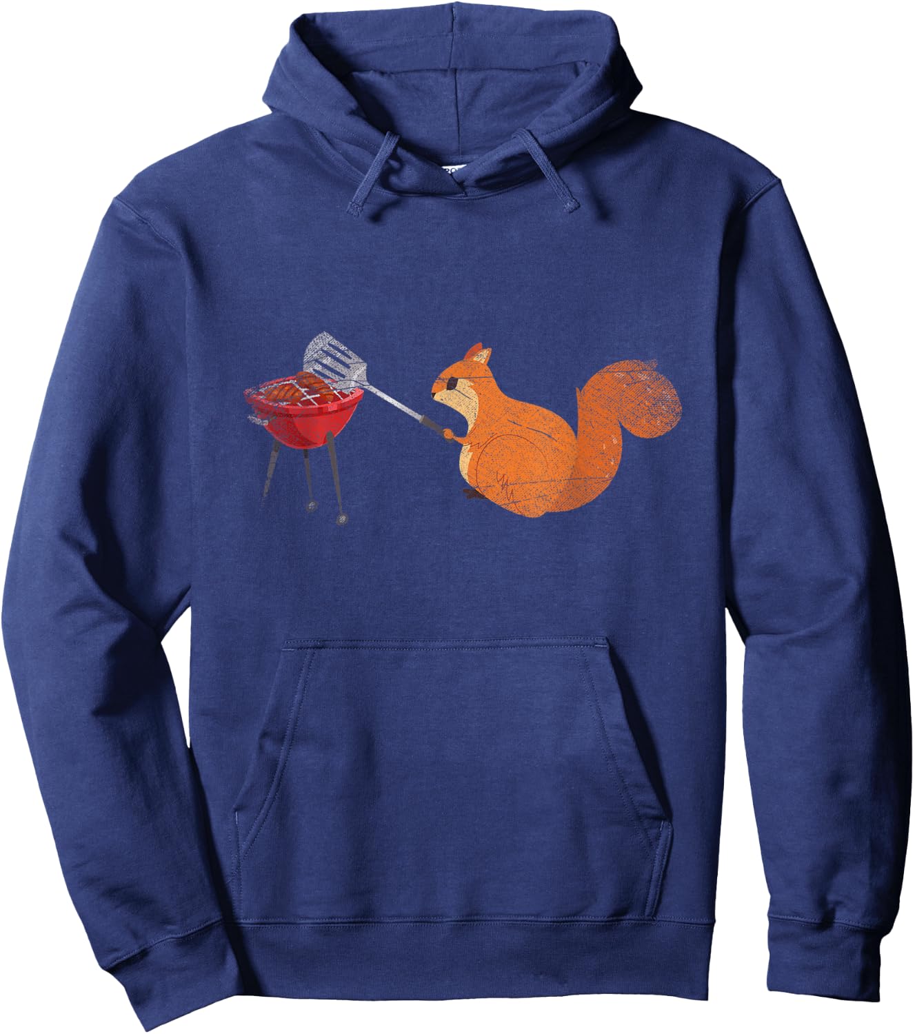Squirrel Barbecue Hoodie - Hoodie | Navy
