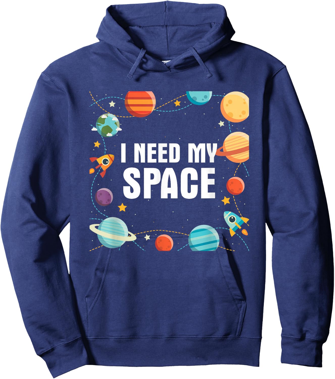I Need My Space Gift Astronomy Scientists Hoodie - Hoodie | Navy