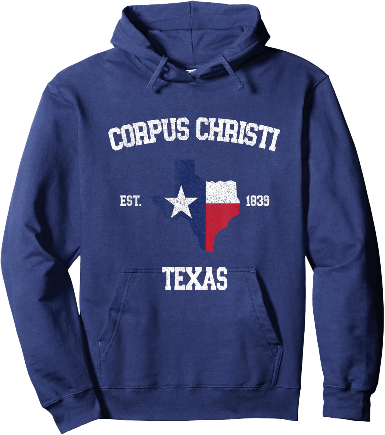 Corpus Christi Texas Hoodie - Hoodie | Navy