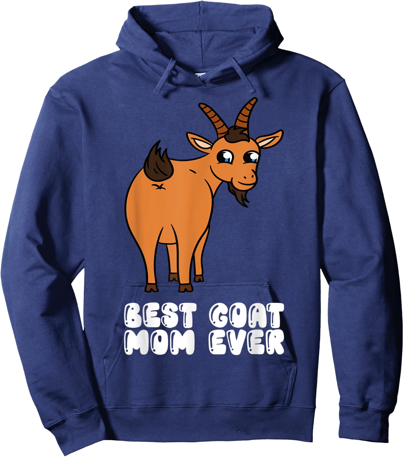 Best Goat Mom Ever Hoodie - Hoodie | Navy