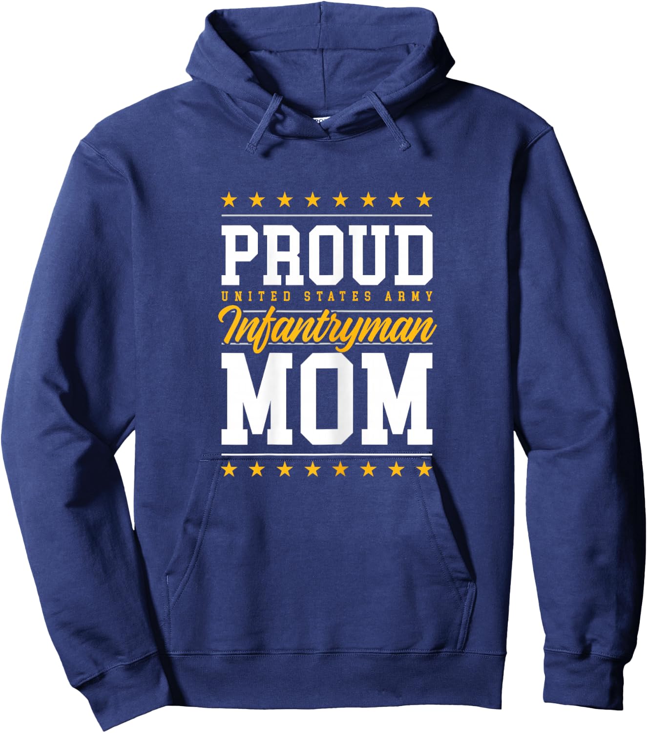 Proud Infantryman Mom Hoodie - Hoodie | Navy