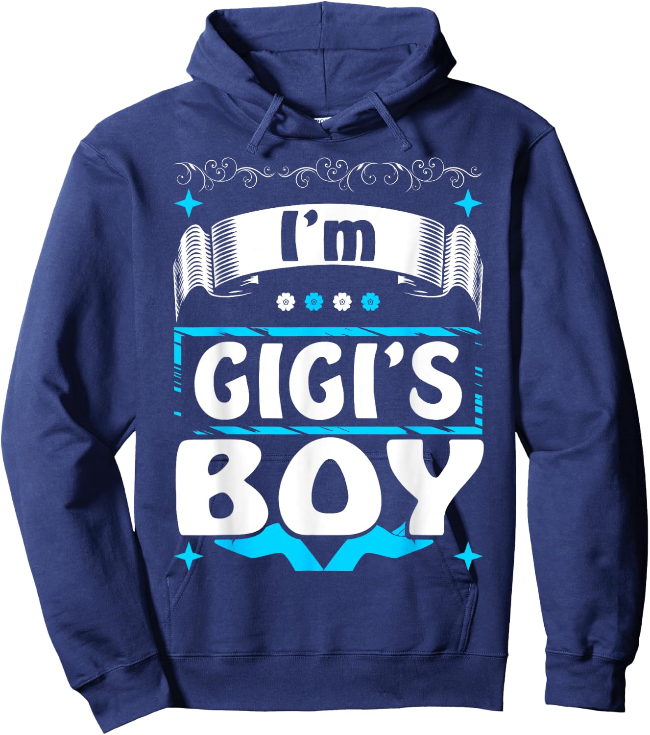 Gigi Boy Infant Toddler Gift Funny Hoodie - Hoodie | Navy