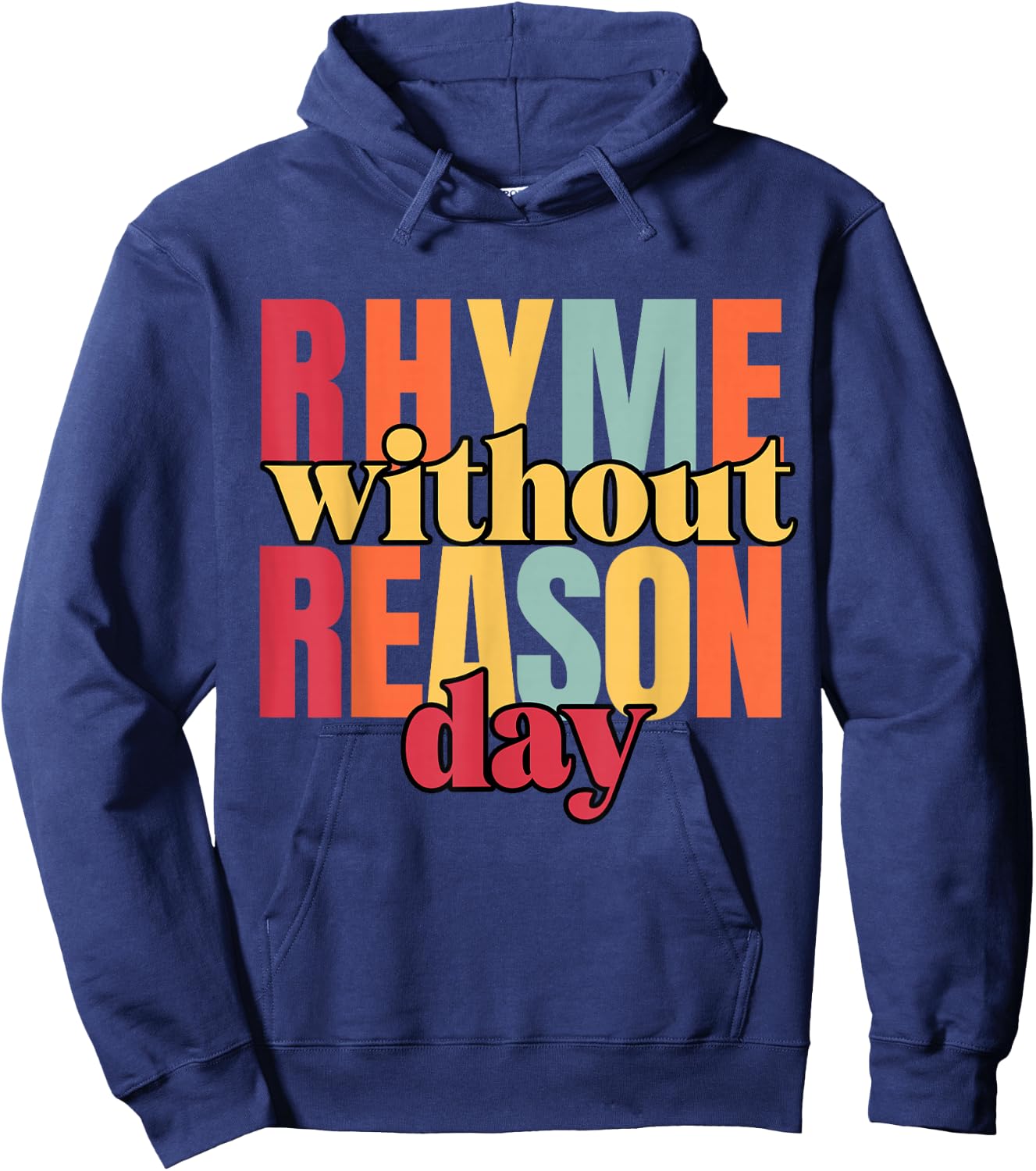 Rhyme Without Reason Hoodie - Hoodie | Navy