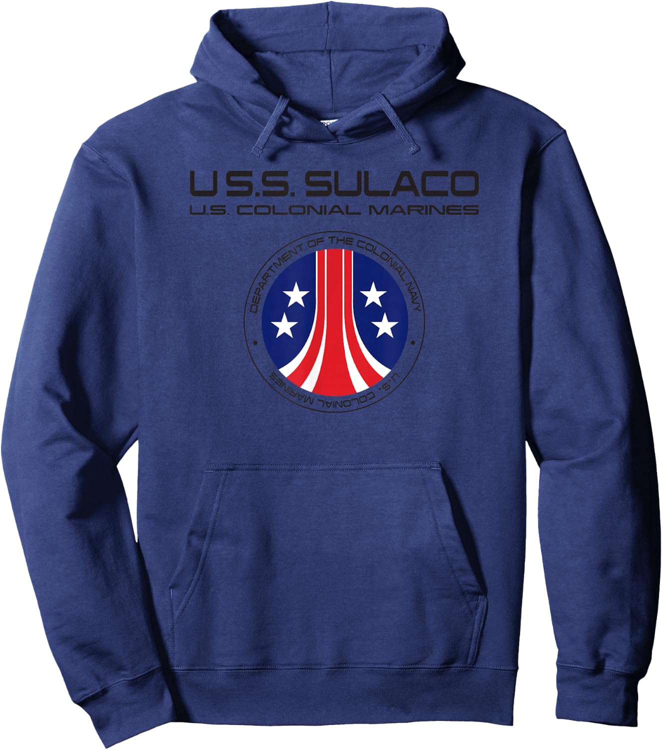 Aliens U.S.S. Sulaco U.S. Colonial Marines Hoodie - Hoodie | Navy