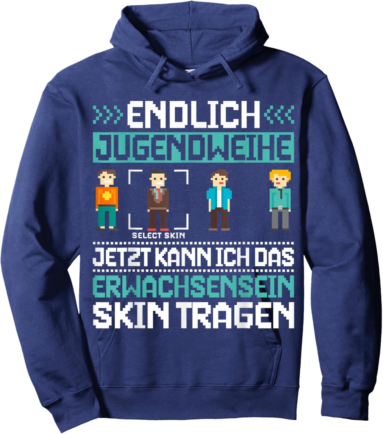 Endlich Jugendweihe Erwachsenwerden Hoodie - Hoodie | Navy