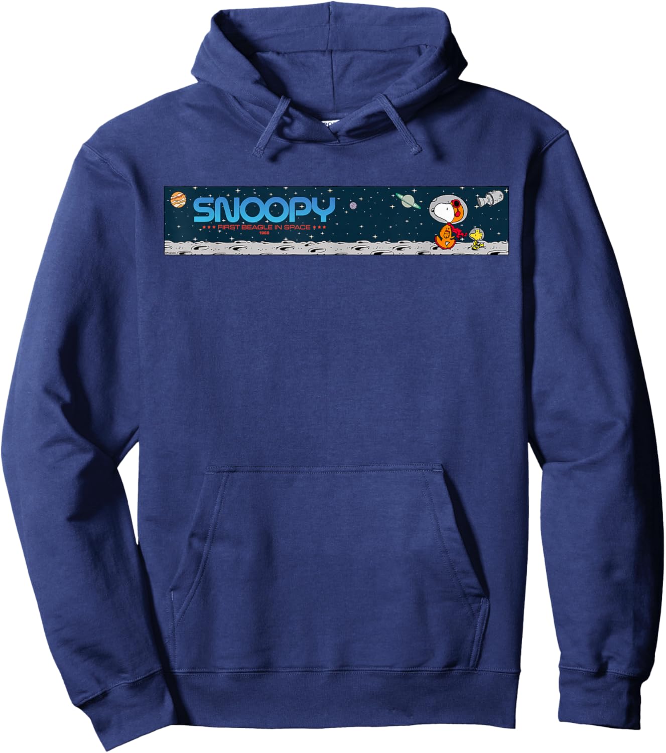 Peanuts Snoopy in Space Hoodie - Hoodie | Navy