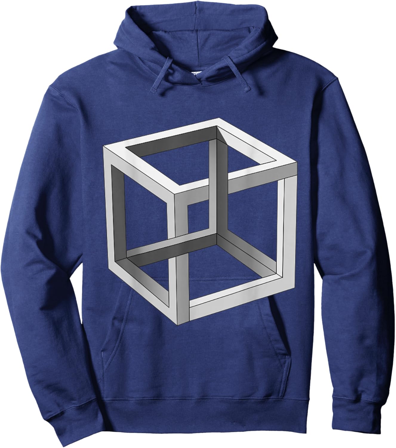 Optical Illusion Hoodie - Hoodie | Navy