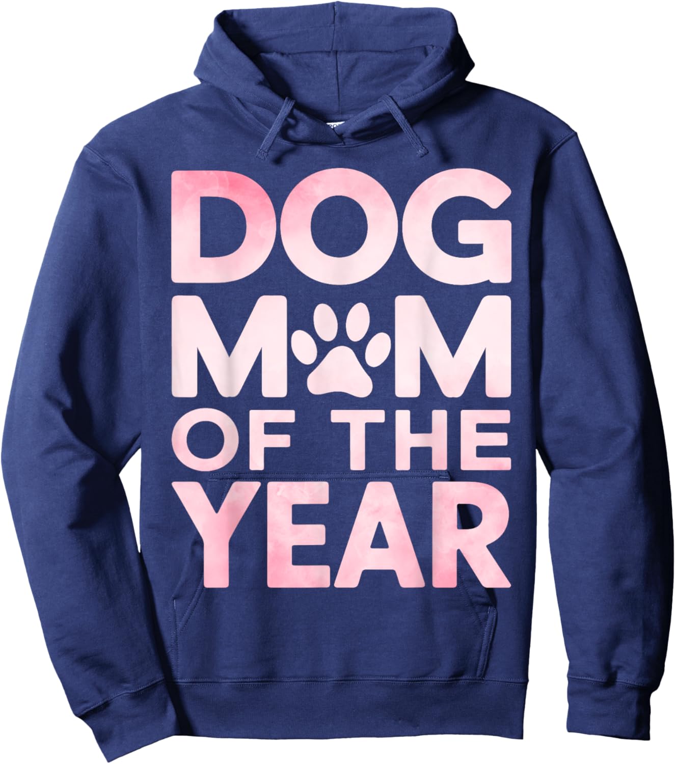 Dog Mom of the Year Dog Mom Hoodie - Hoodie | Navy