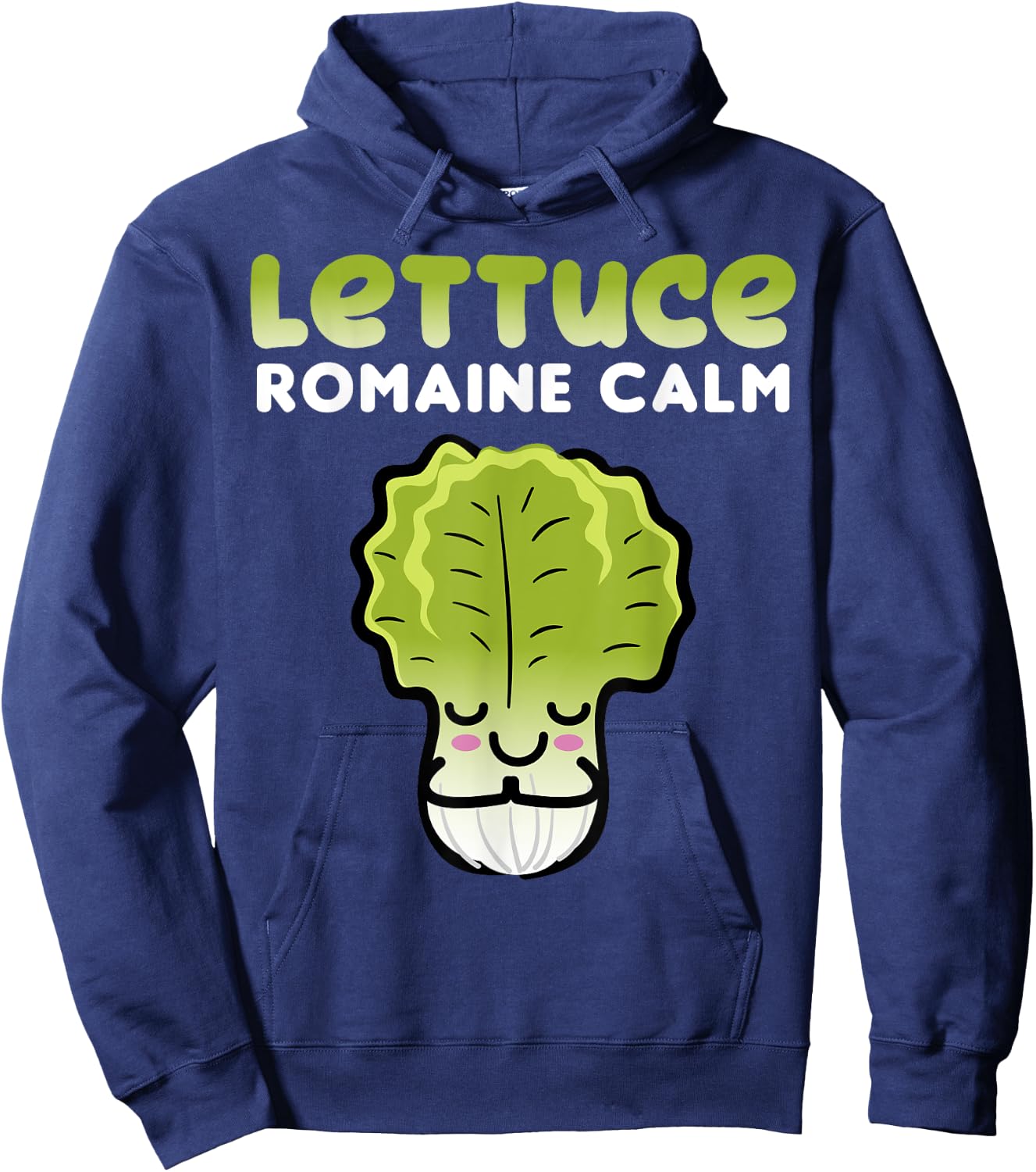 Pun Vegan Plant-Based Joke Funny Veggie Hoodie - Hoodie | Navy