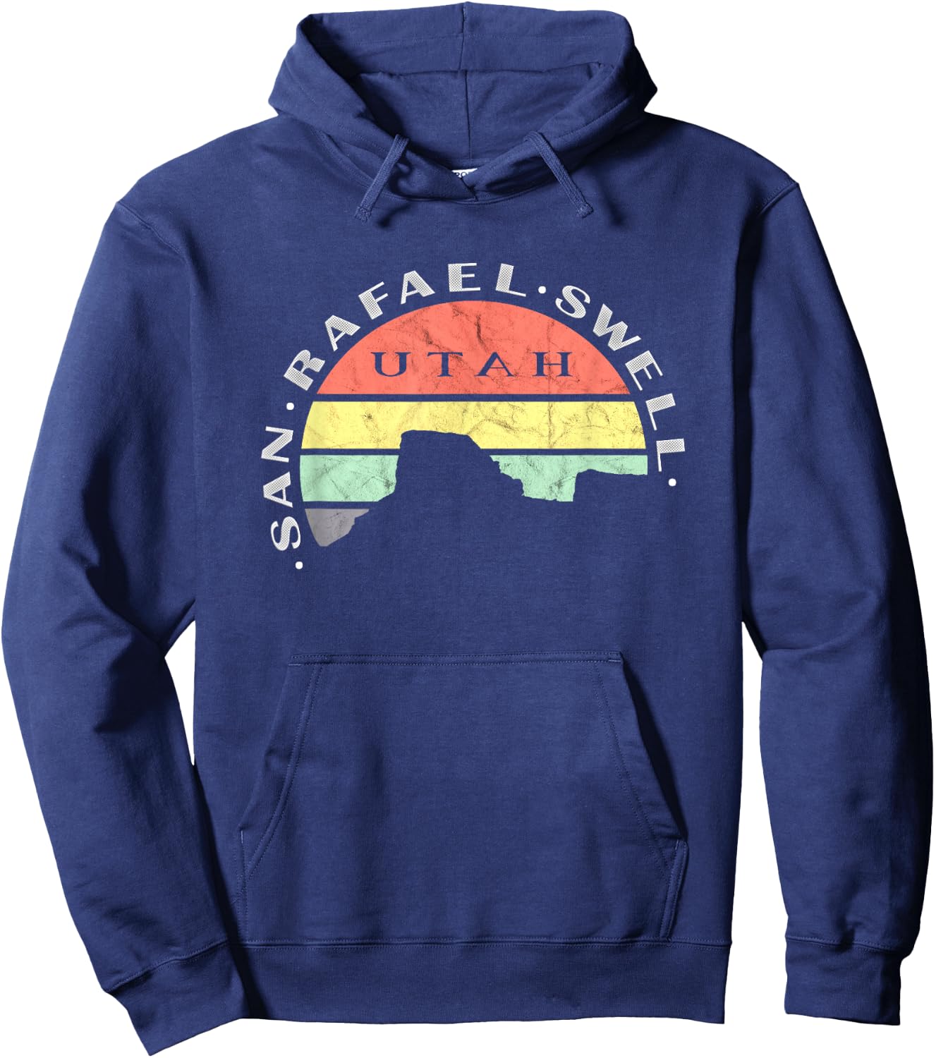 San Rafael Swell Utah Hoodie - Hoodie | Navy