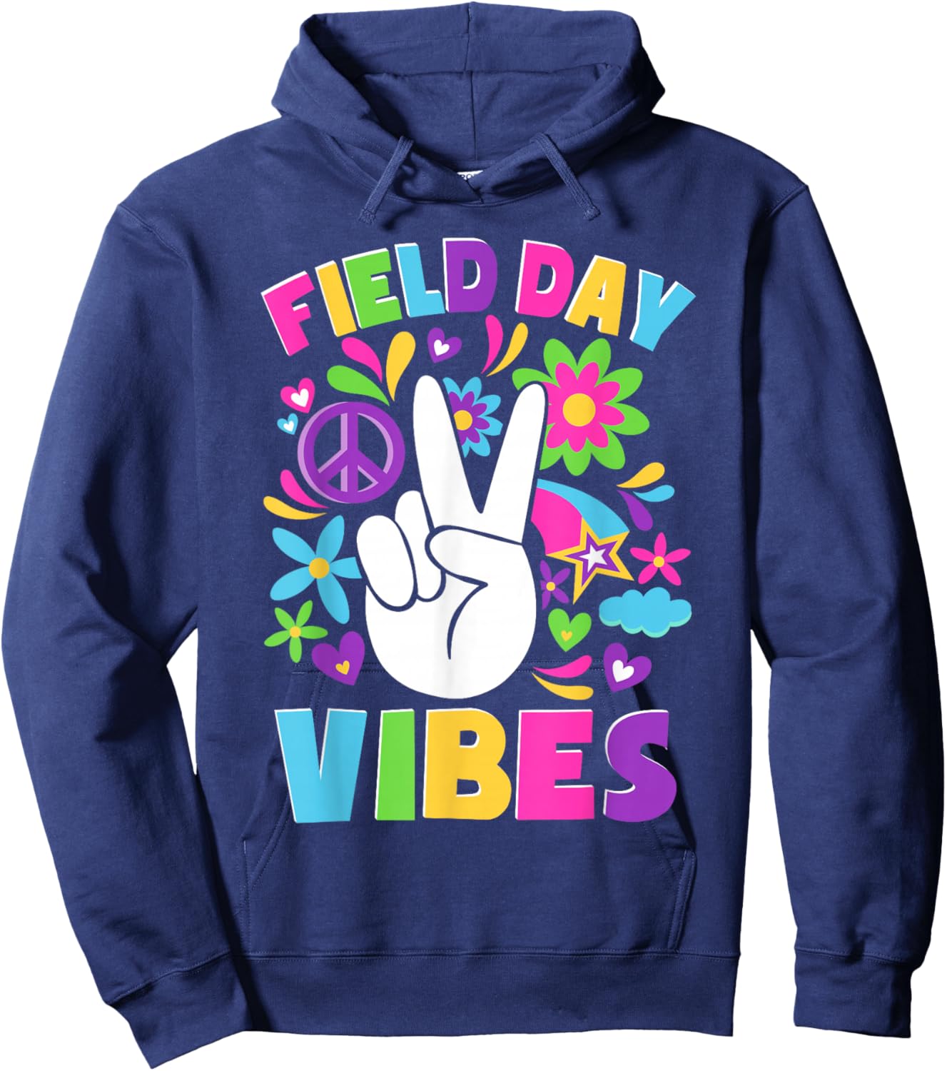 Field Day Vibes Hoodie - Hoodie | Navy