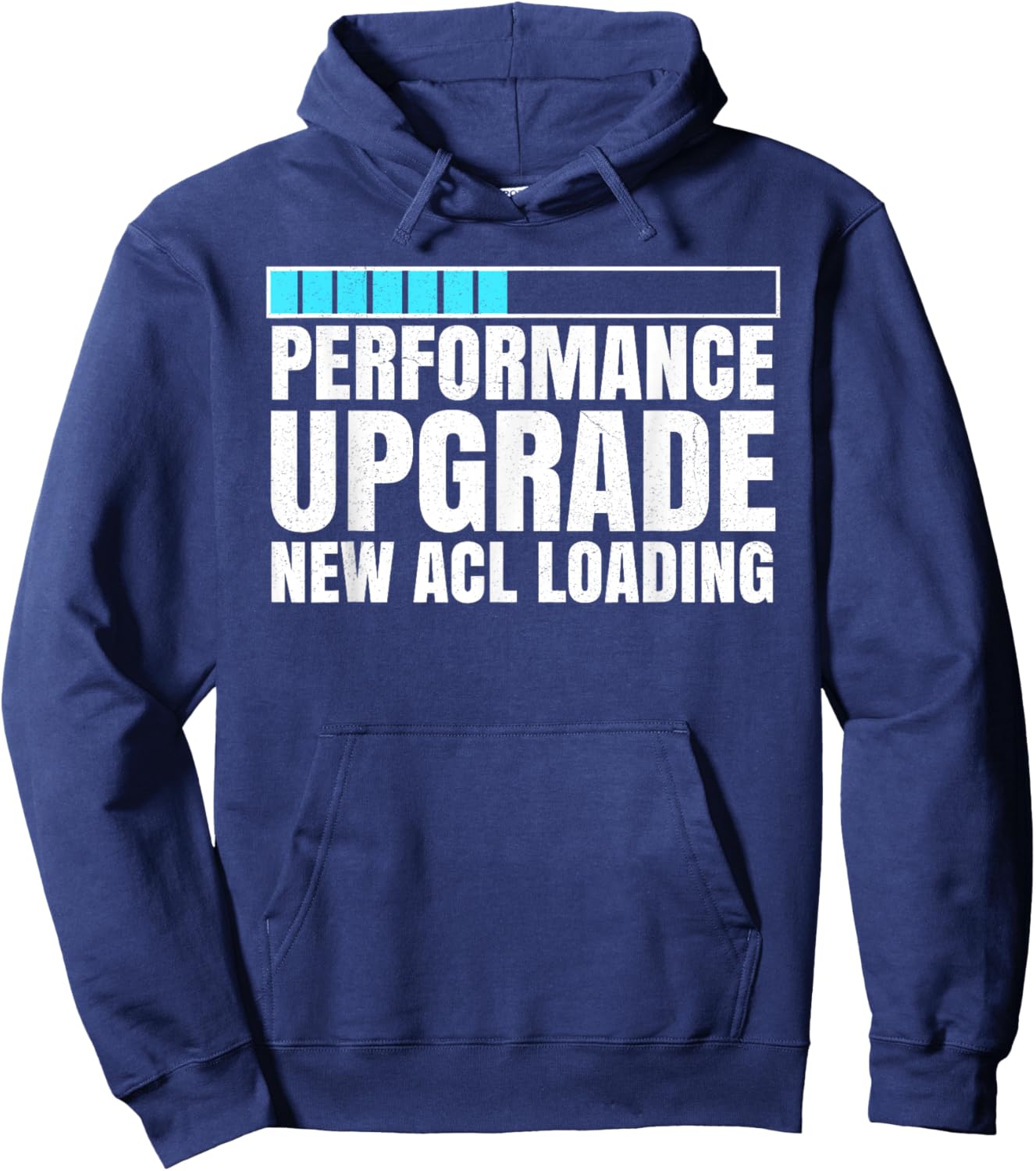 Performance Upgrade New Acl Loading Knee Replacement Joint - Black, Small, -Adult, Short Sleeve, , Modern Classic, Gift, Medical Recovery Hoodie - Hoodie | Navy