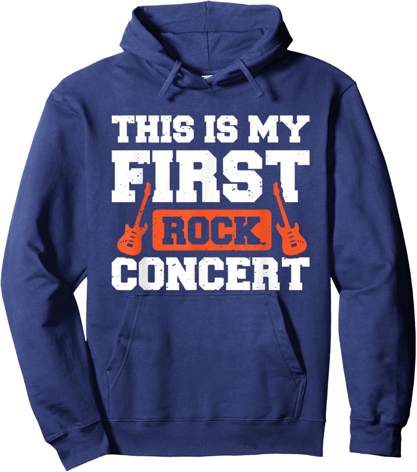 This Is My First Rock Concert Hoodie - Hoodie | Navy