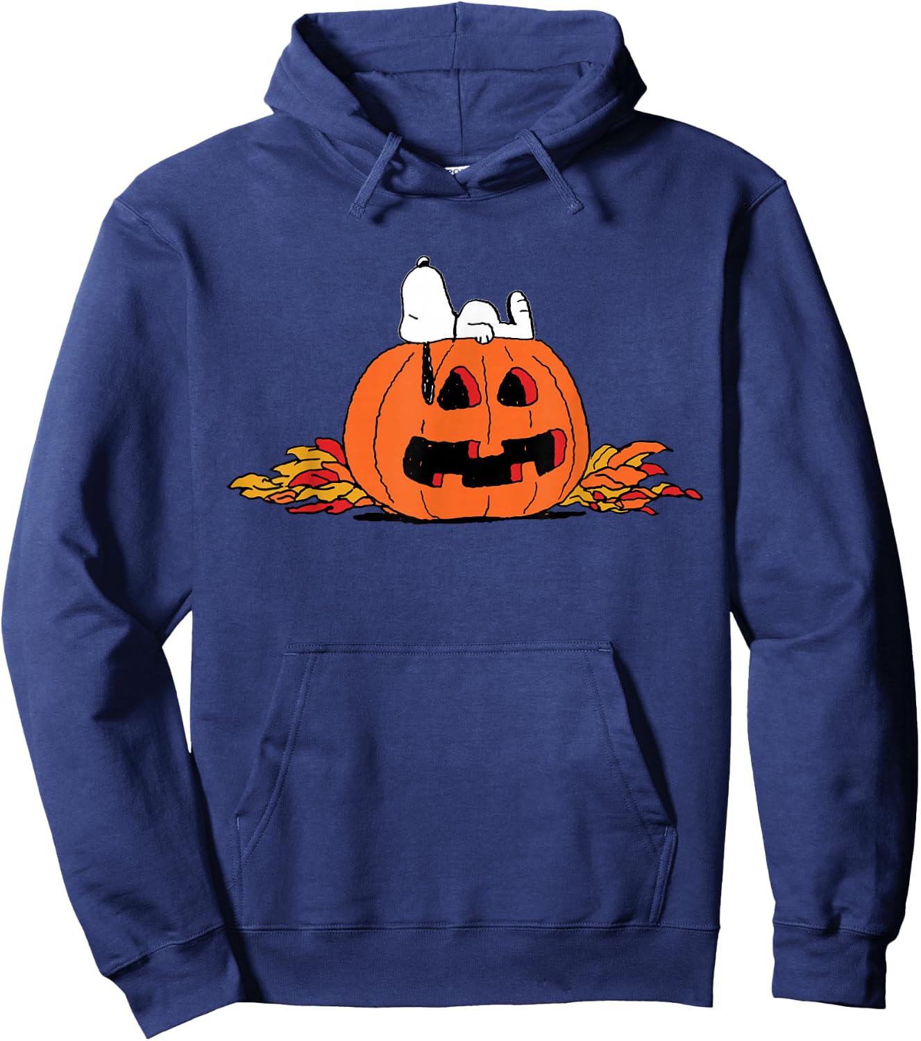Peanuts Snoopy Lantern Halloween Hoodie - Hoodie | Navy