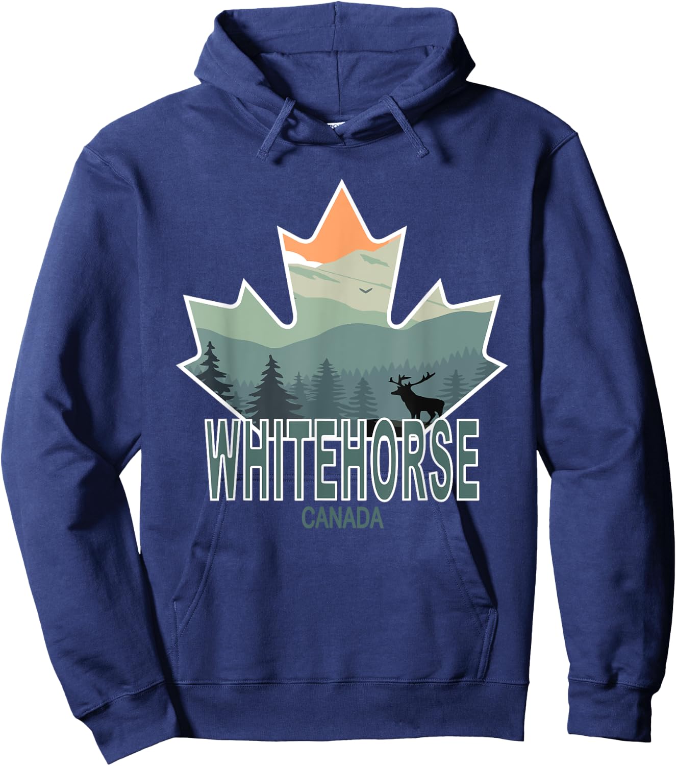 Whitehorse, Yukon, Canada Hoodie - Hoodie | Navy