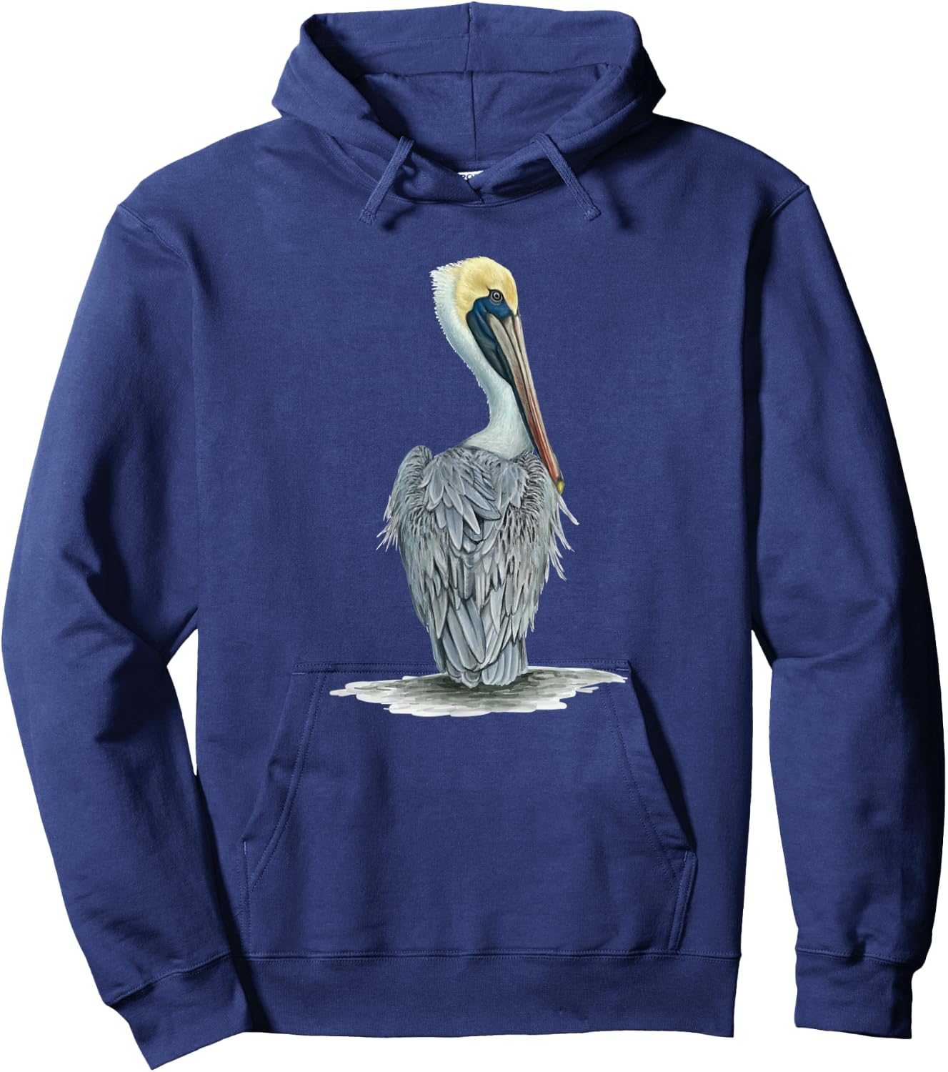 Brown Pelican Bird product Hoodie - Hoodie | Navy