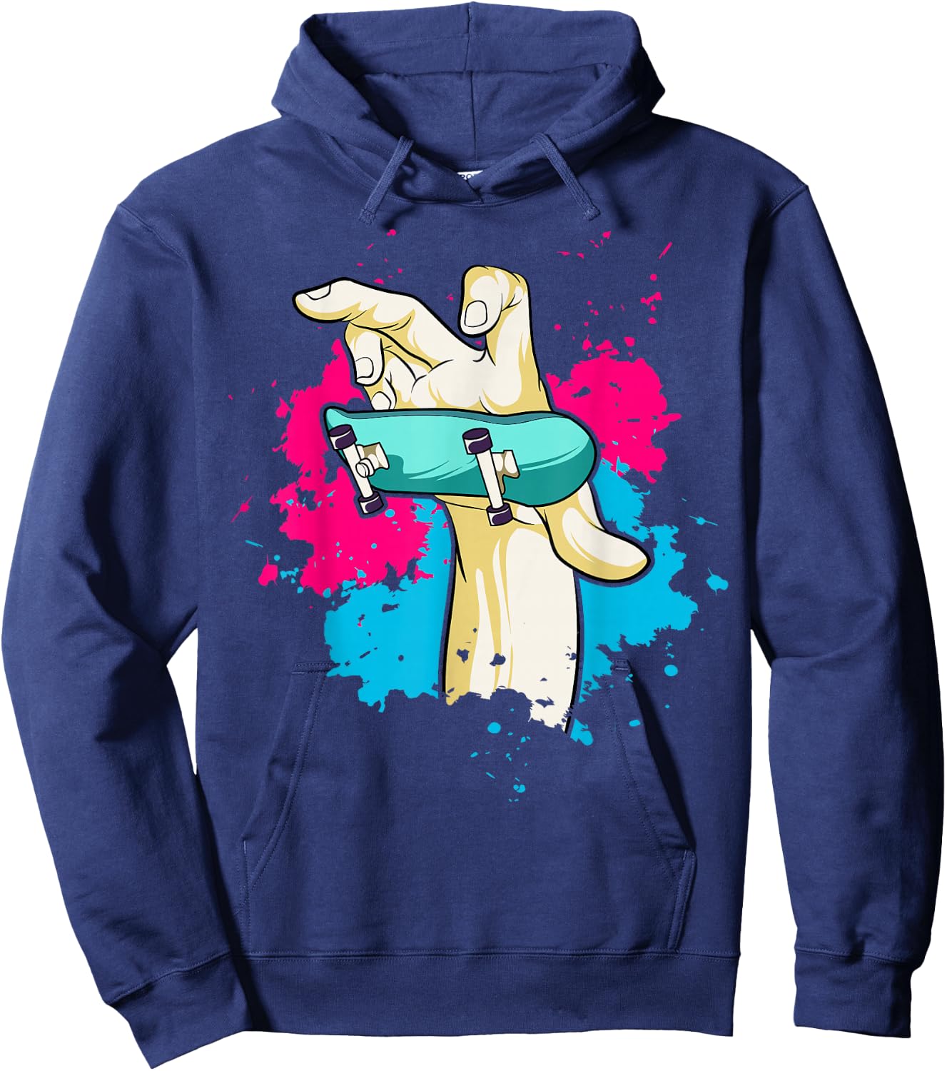 Aesthetic Fingerboard Aesthetic Skater Hoodie - Hoodie | Navy