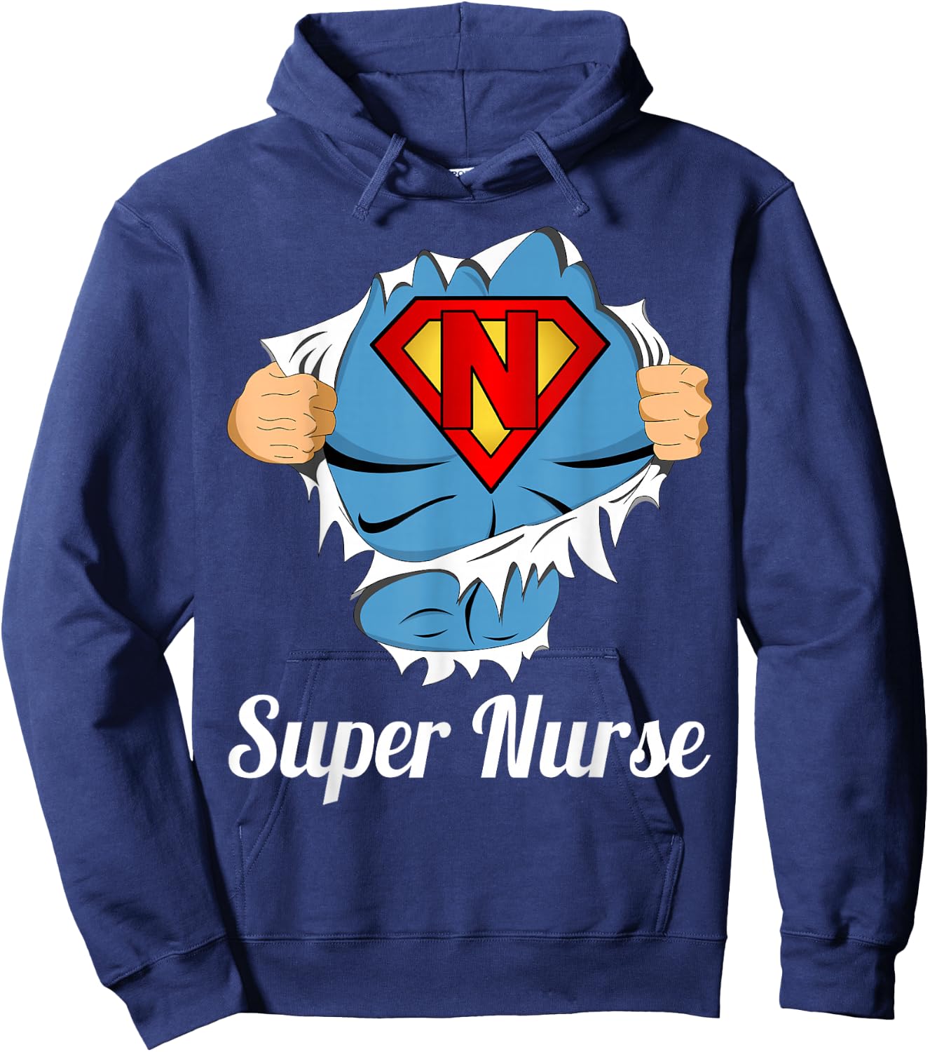 Super Nurse Superpower Hoodie - Hoodie | Navy
