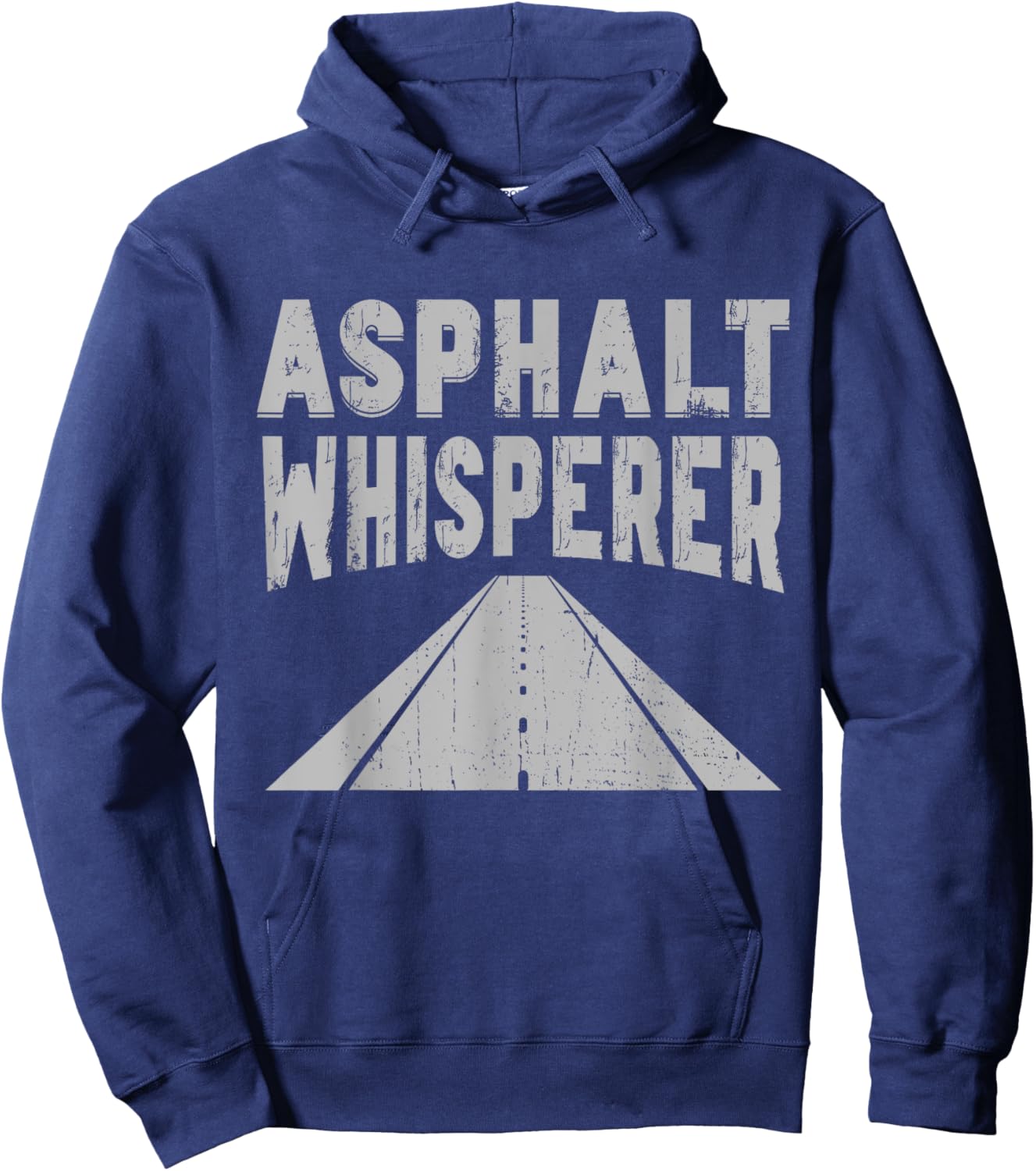 Asphalt Whisperer Road Builder Hoodie - Hoodie | Navy