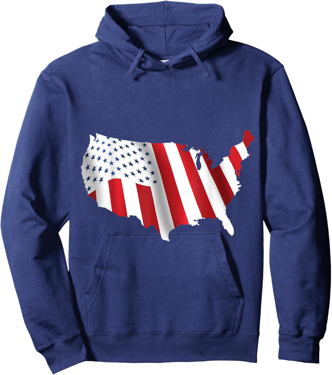 USA Civil Peace Flag Hoodie - Hoodie | Navy
