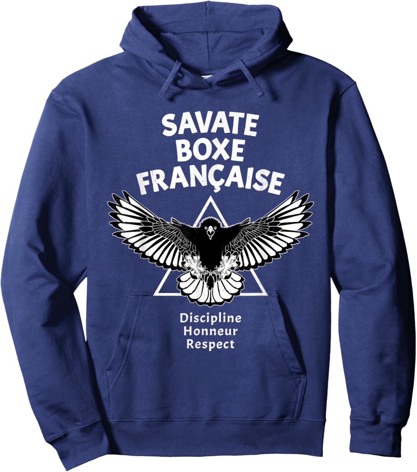Savate French Kickboxing Eagle Hoodie - Hoodie | Navy
