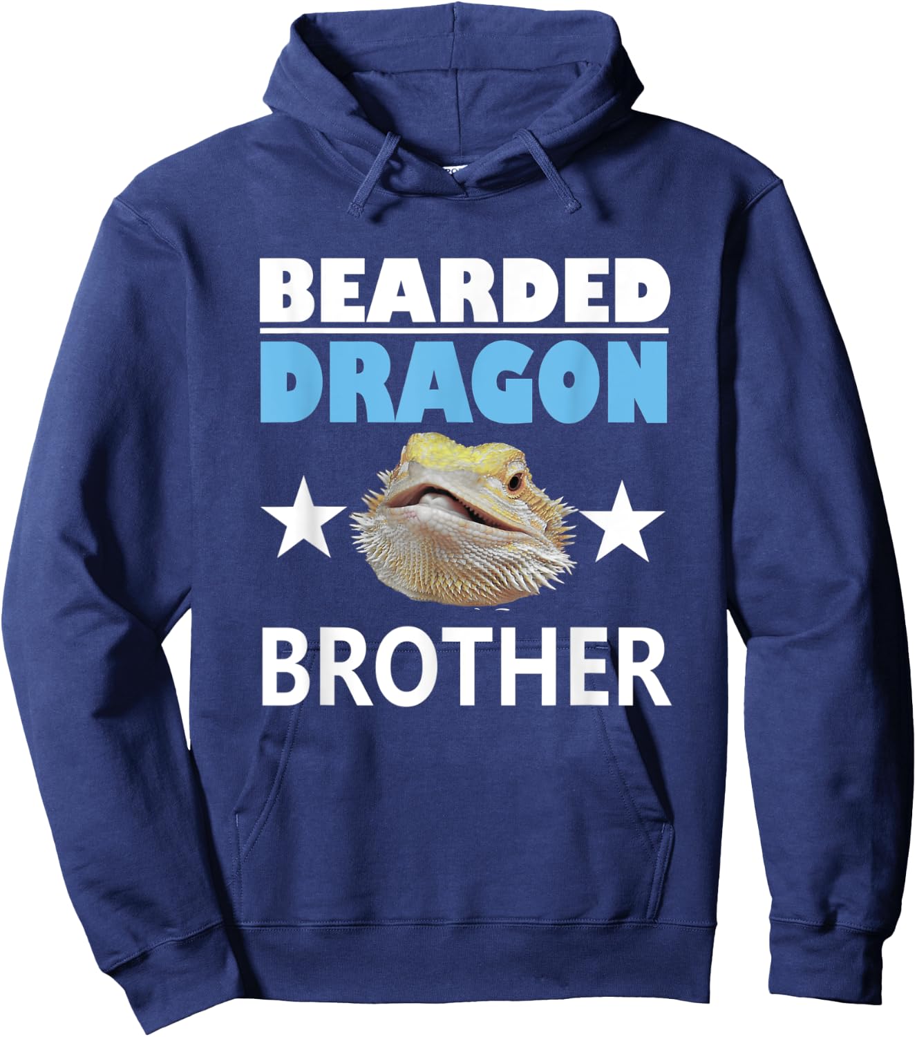 Bearded Dragon Brother Gift Boys Owner Hoodie - Hoodie | Navy