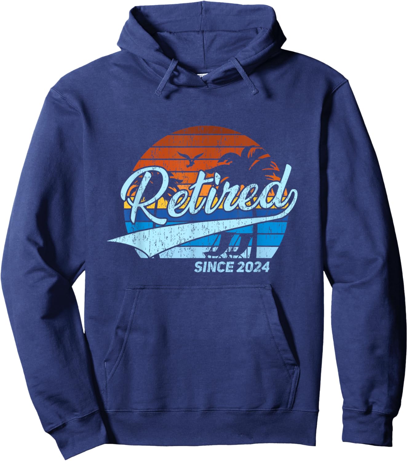 Retired 2024 - Retirement Hoodie - Hoodie | Navy