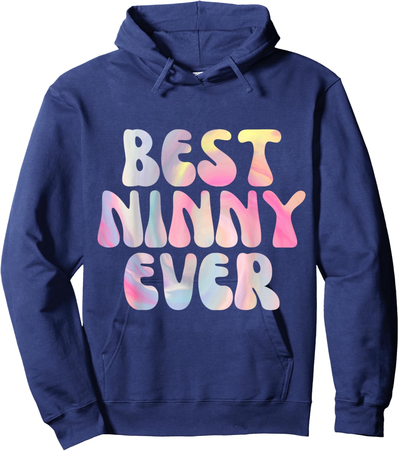 Best Ninny Ever Funny Graphic Hoodie - Hoodie | Navy