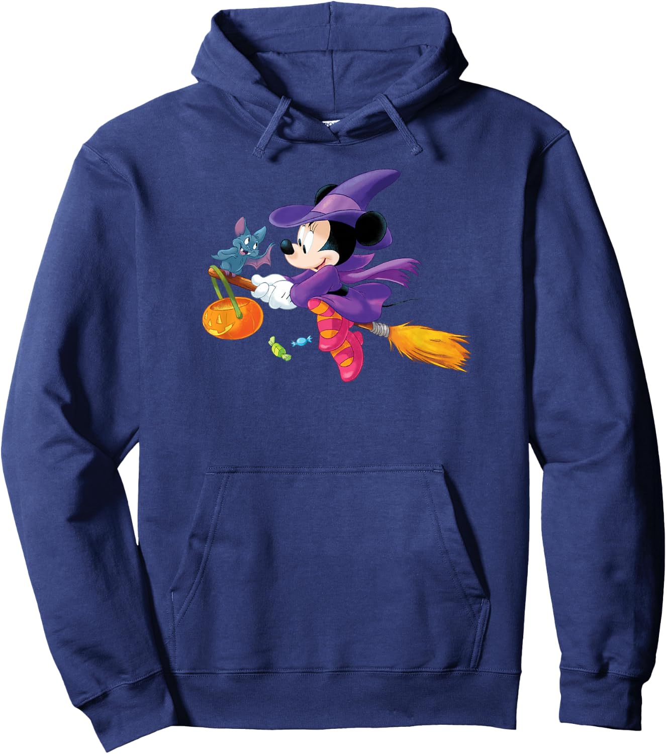 Disney Halloween Minnie Mouse Flying Witch Hoodie - Hoodie | Navy