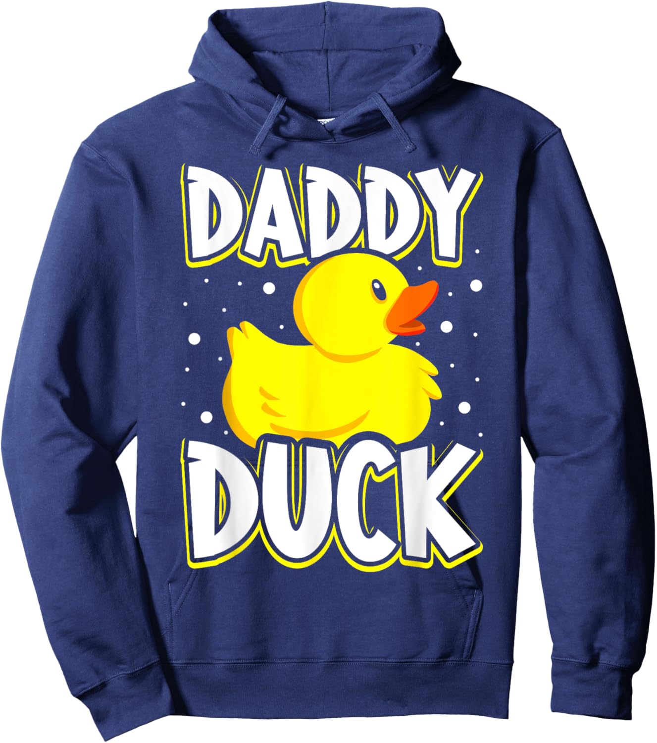 Daddy Duck Rubber Duck Dad Hoodie - Hoodie | Navy