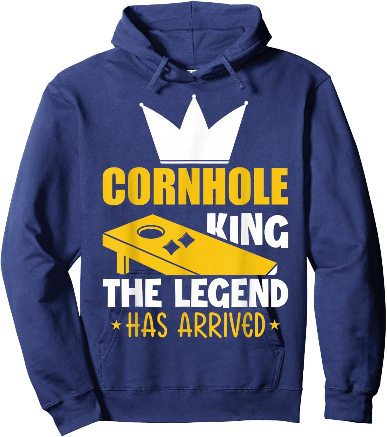 Cornhole King The Legend Has Arrived Hoodie - Hoodie | Navy