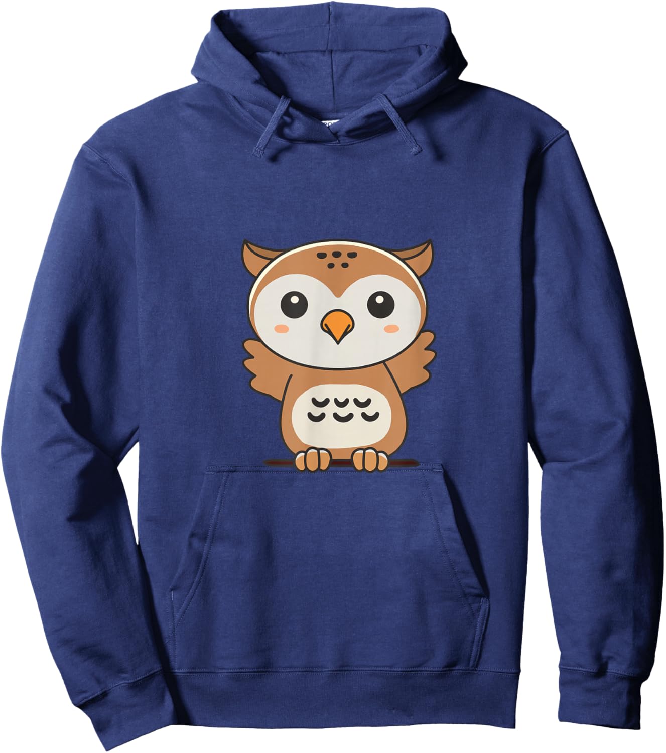 Owl Cute Animals For Kids Manga Owls Hoodie - Hoodie | Navy