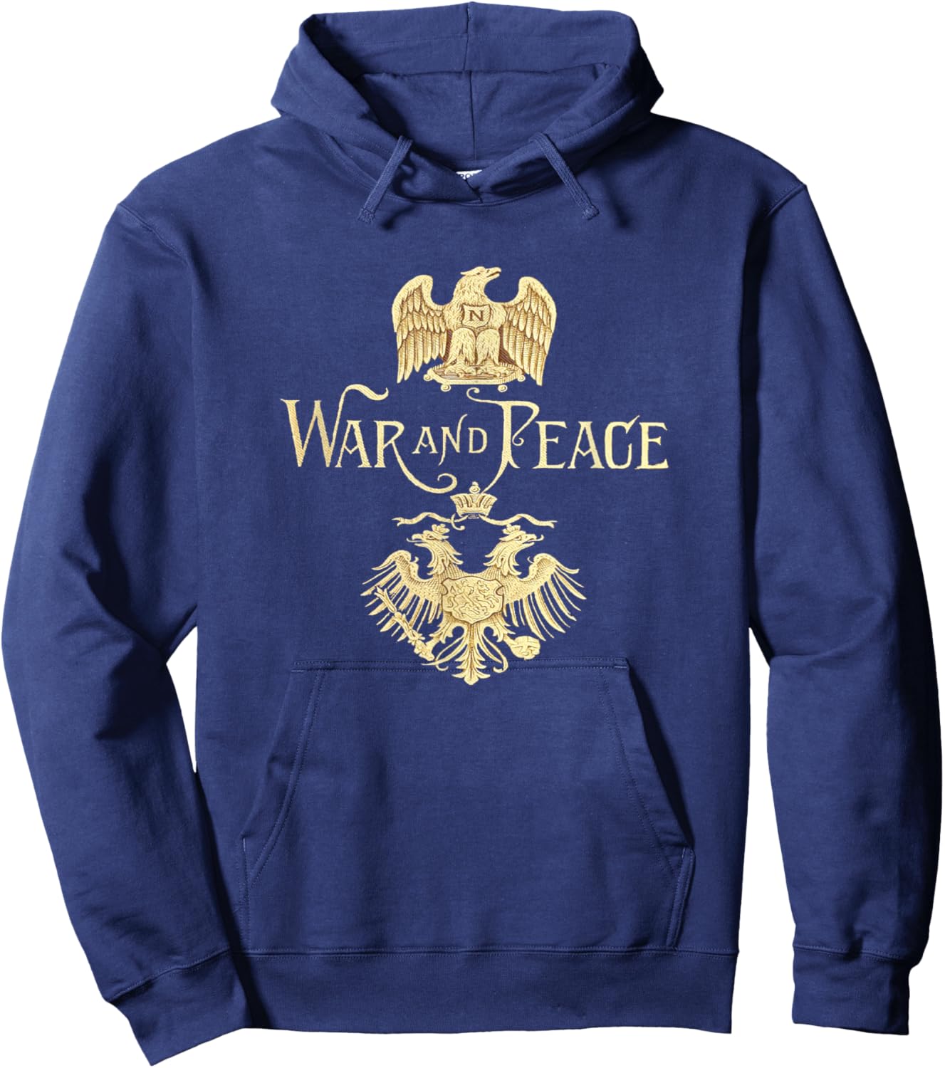 War and Peace Leo Tolstoy Hoodie - Hoodie | Navy