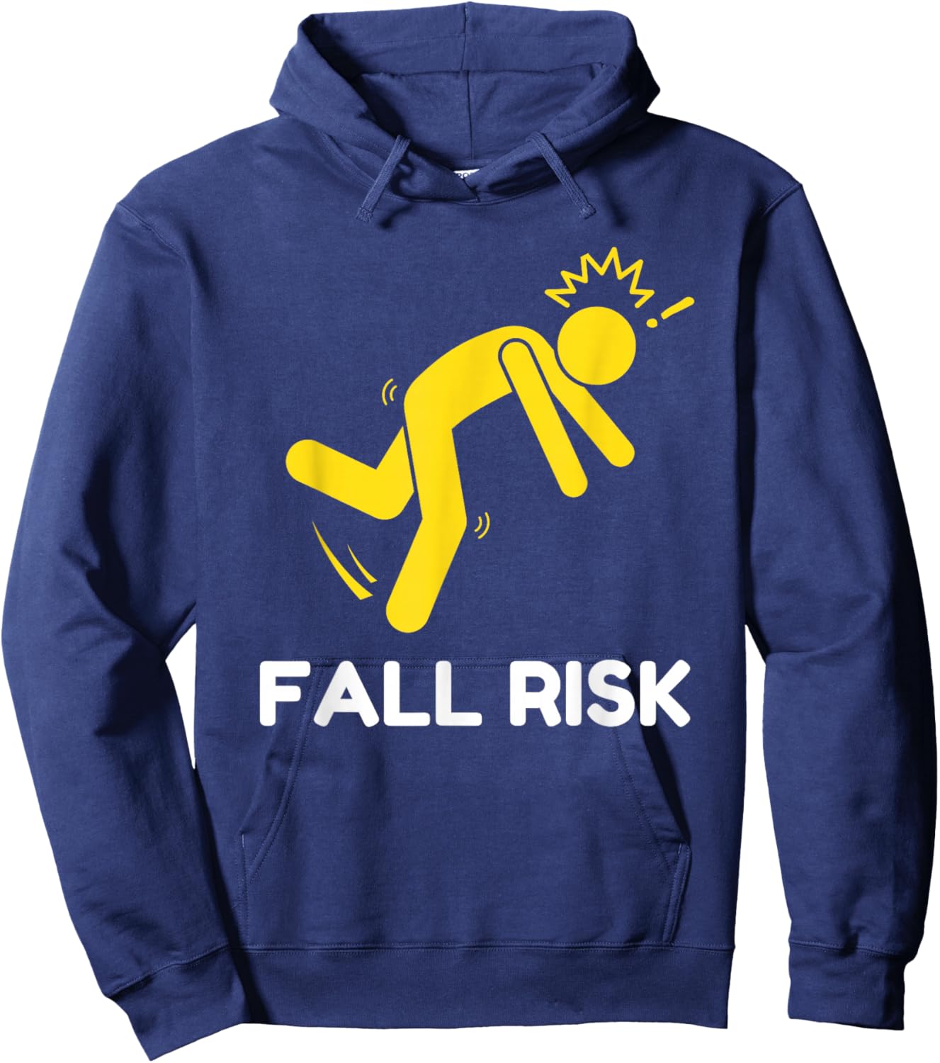Fall Risk Balance Issues Funny Fall Risk Hoodie - Hoodie | Navy