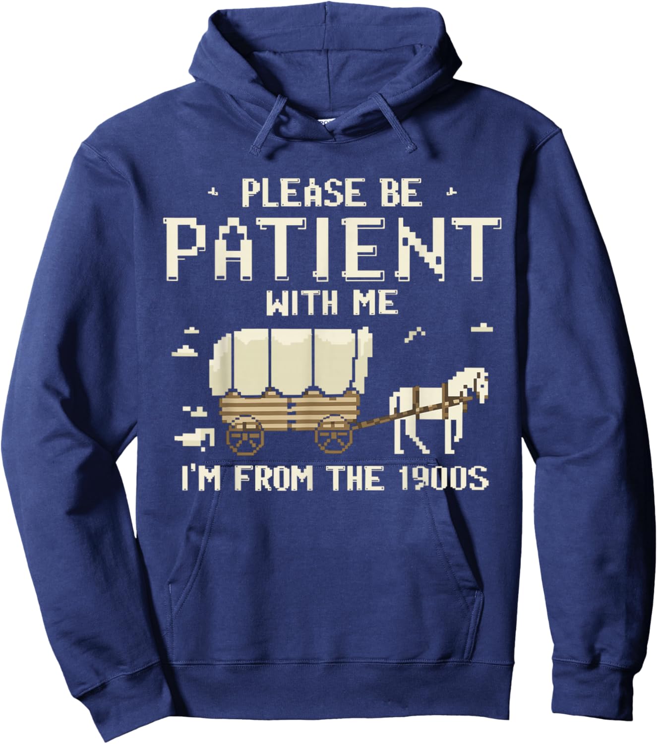 Please Be Patient With Me I'm From The 1900s Hoodie - Hoodie | Navy