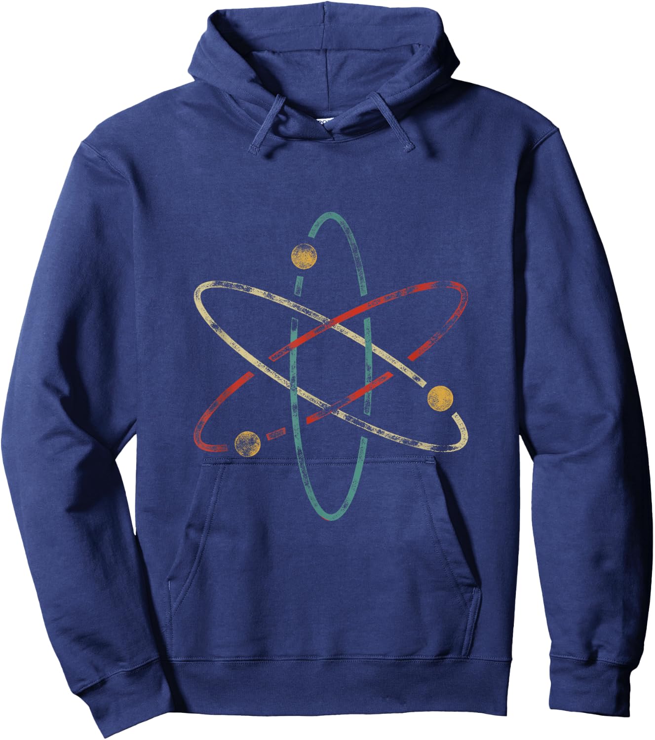 Chemistry & Periodic Table Quotes Retro Atom Chemistry - -Adults/Kids - Black - Short Sleeve - Small - - Classic Fit - Polyester 100% Hoodie - Hoodie | Navy
